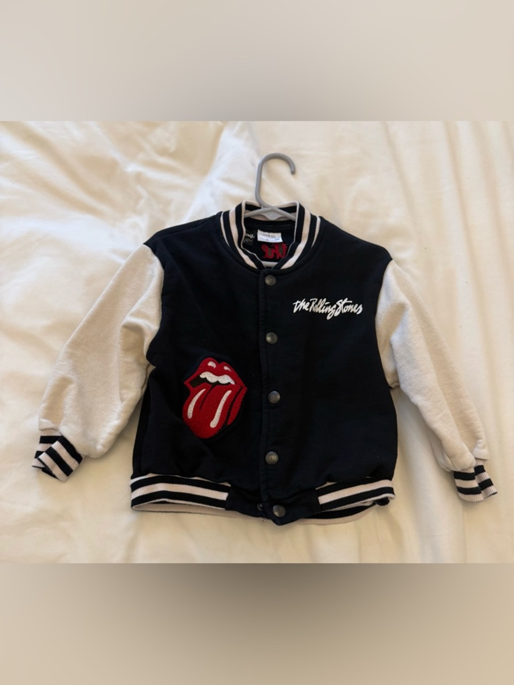 Zara x Rolling Stones Varsity Jacket – Size 4Y